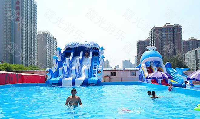金堂水上乐园游泳池